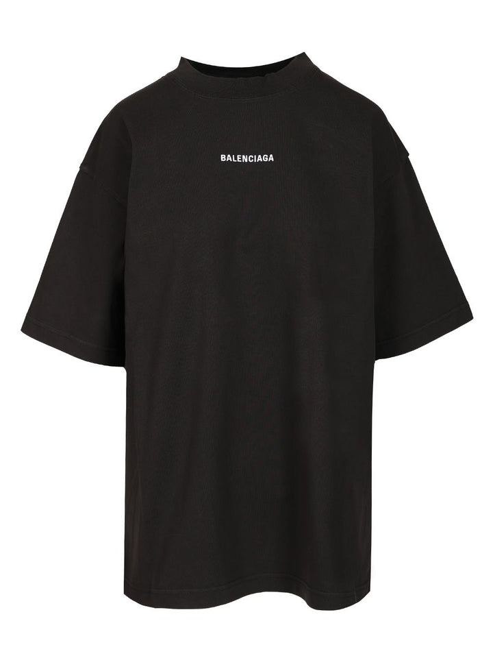 Balenciaga Oversized T-Shirt - Nero | adfbd9b471259b981be85e0df28d1b1baf353a83