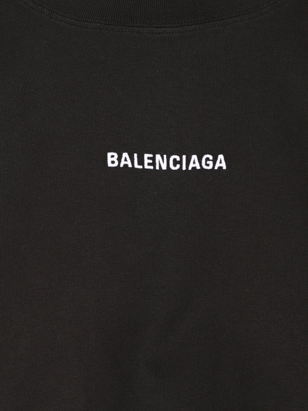 Balenciaga Oversized T-Shirt - Nero | 66432cec20aa518a80a1c8f7abd21ddddb2085b6