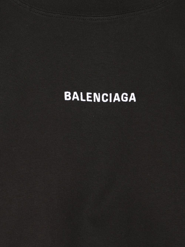 Balenciaga Oversized T-Shirt - Nero | 66432cec20aa518a80a1c8f7abd21ddddb2085b6