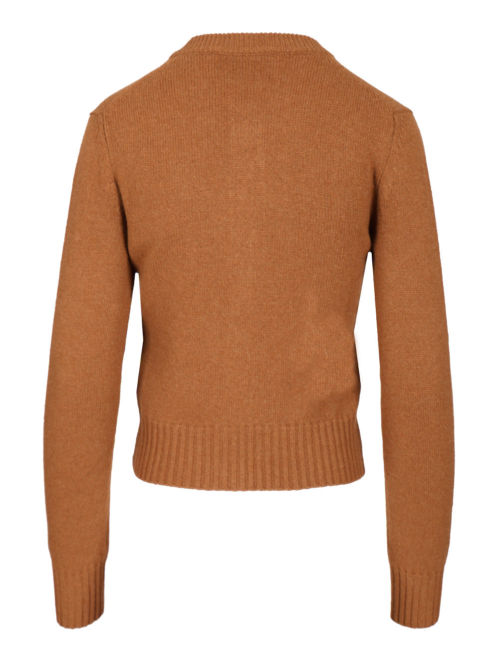 Ami Wool And Cashmere Cardigan Knitwear - Marrone | 55c9e1dc965c07ee2eeee49b35847ab25277f4f2