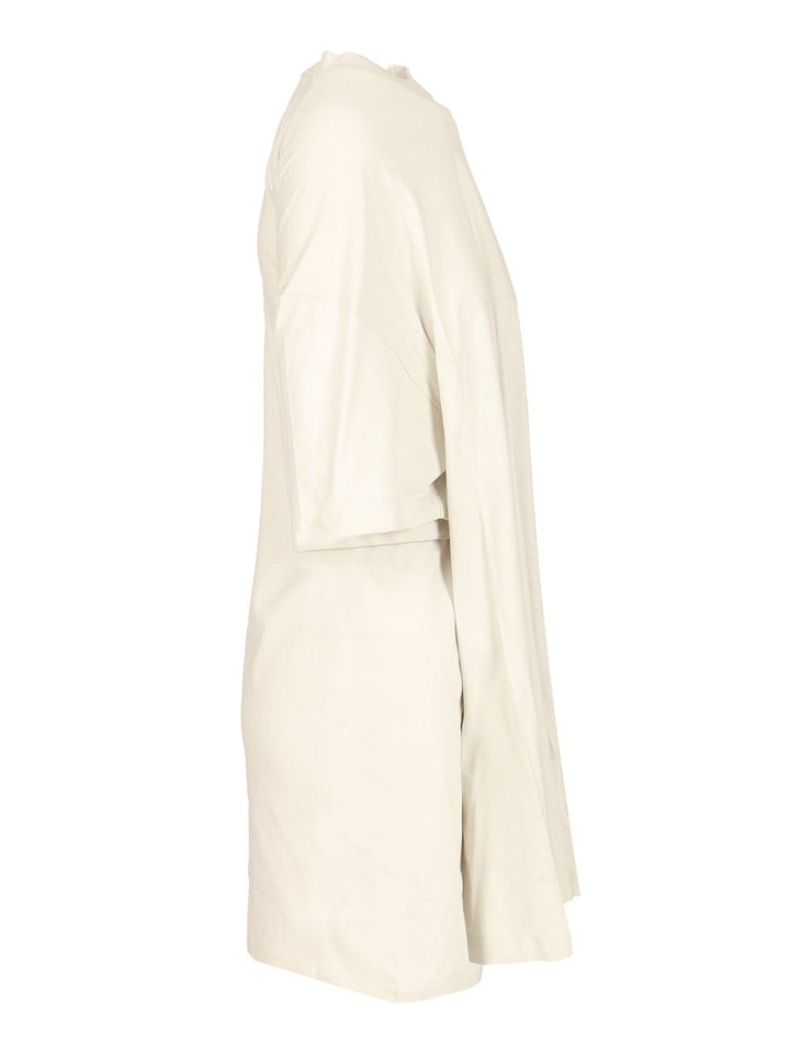 Balenciaga Semi-Fitted Dress Abiti - Bianco | 37b193f1d5f358a170ec9fa0b1655036e929f836