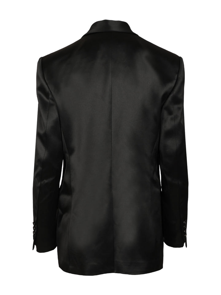 Filippa K Double-Breasted Blazer Giacche - Nero | ec683eb8a6331f1ca91b7e504bdaca838ff36588