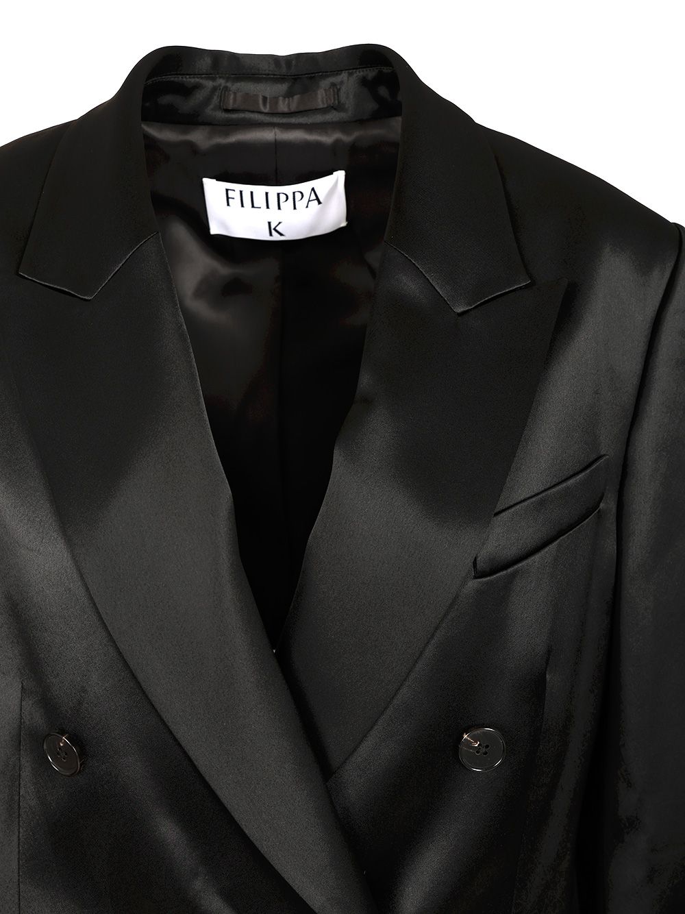 Filippa K Double-Breasted Blazer Giacche - Nero | 95a92d487274574873959dec00d7787fff50bbbd