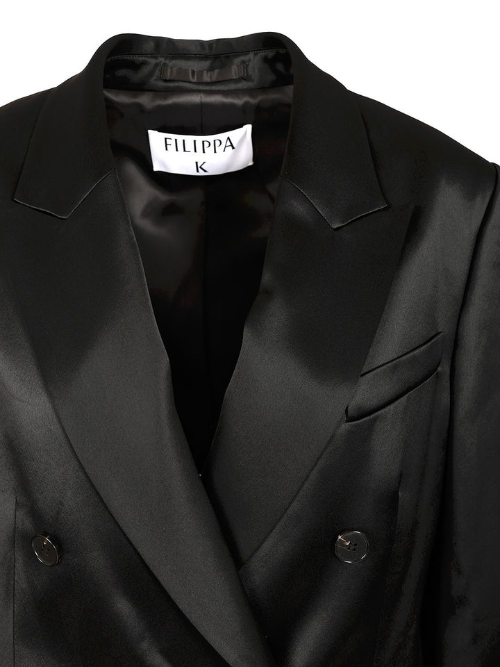 Filippa K Double-Breasted Blazer Giacche - Nero | 95a92d487274574873959dec00d7787fff50bbbd