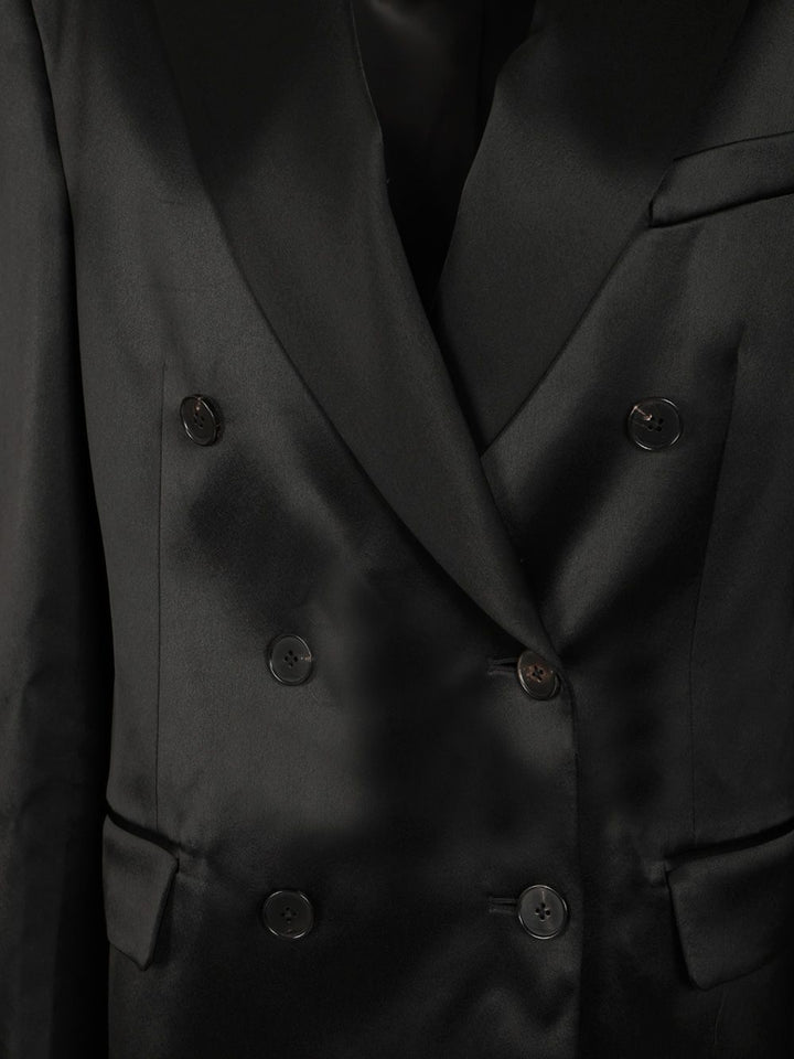 Filippa K Double-Breasted Blazer Giacche - Nero | ea0d68bb18ef4610b7c2c25cfc985d2a91c7e624