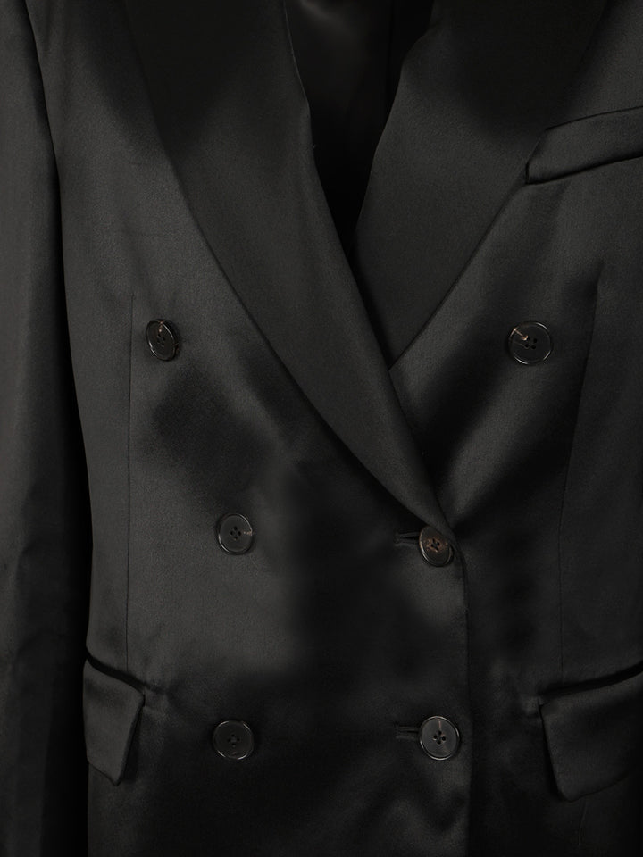 Filippa K Double-Breasted Blazer Giacche - Nero | 19372c72331a6e8108f0f7f5e41e21bcb5e3822d