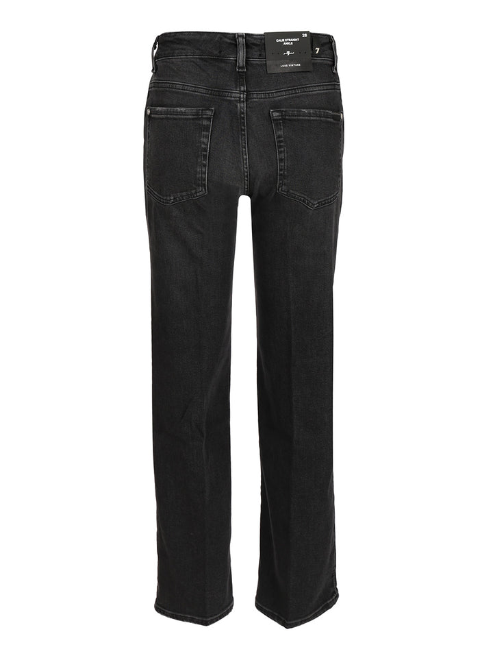 7 For All Mankind Calie Jeans - Nero | e5186cdeded76032a9e23ea67ed8265903f5e411