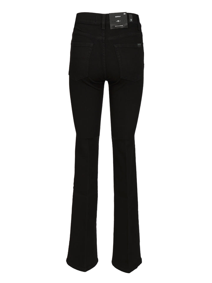 7 For All Mankind Bootcut Skinny Jeans - Nero | c371390876f118e5275eb80fa0be669b3dab2d69