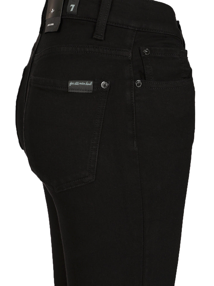 7 For All Mankind Bootcut Skinny Jeans - Nero | 27e61ea7c0605f1184a9e23353109a58a0ace364