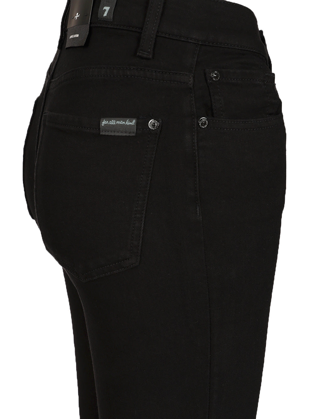 7 For All Mankind Bootcut Skinny Jeans - Nero | 27e61ea7c0605f1184a9e23353109a58a0ace364