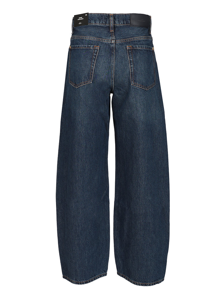 7 For All Mankind Bonnie Curvilinear Jeans - Blu | 402cda1a368b1b3a21667a458b872284933c749a