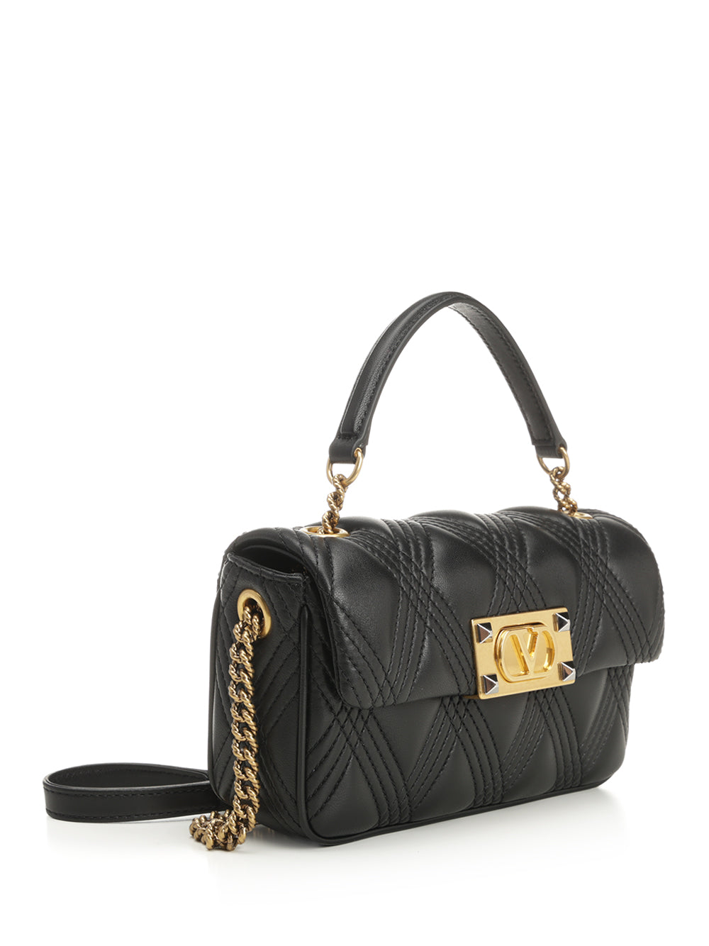 Valentino Garavani Quiltie 67 Leather Handbag Handbags - Nero | 3543203adacca0c02a8cf9c350f37f73d112c767