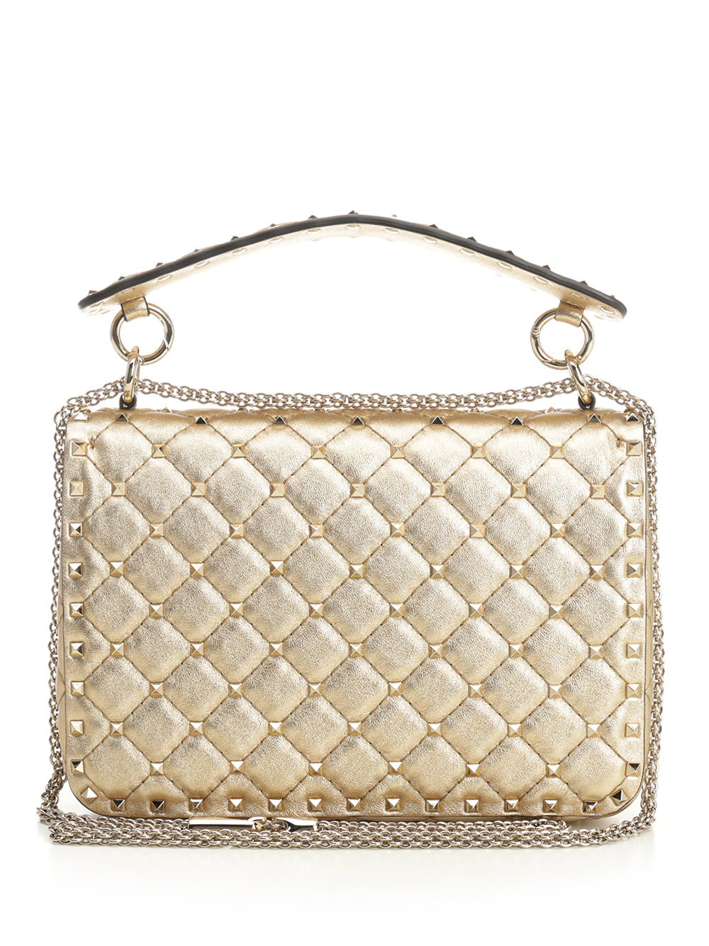 Valentino Garavani Rockstud Spike Shoulder Bags - Beige | 15e4f4fd4f5f125e62cf723a70fac7107f25b8a4