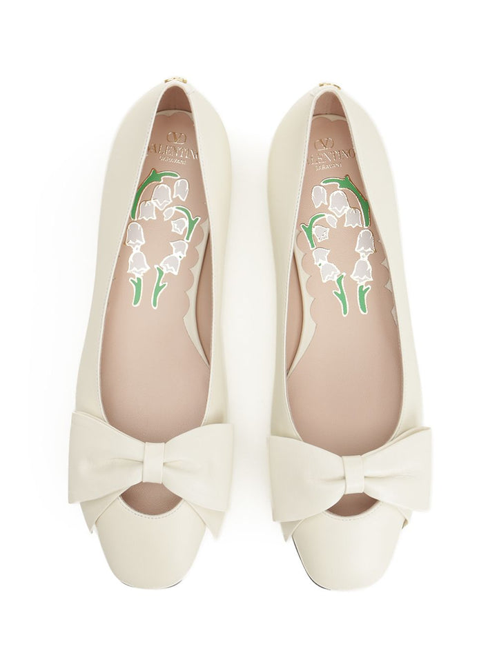 Valentino Garavani Bowow Scarpe basse - Bianco | fdc891566eec36e041e96fecebf3407d29ac66cc