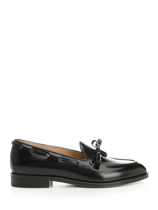 Bowshire Moccasin In Shiny Calfskin Scarpe Basse Nero