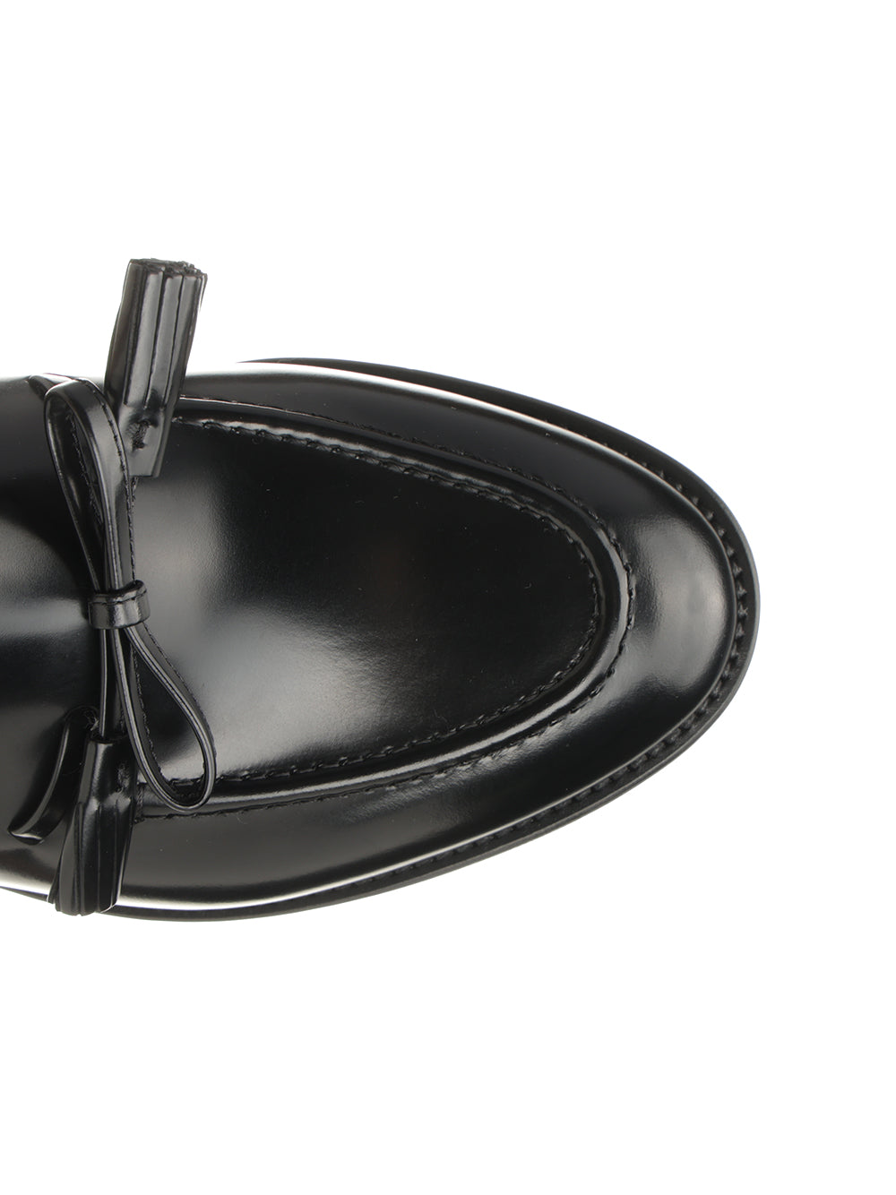 Valentino Garavani Bowshire Moccasin In Shiny Calfskin Scarpe basse - Nero | 2e53dc4531a3716bf07d97093acac7df6f96e4ac