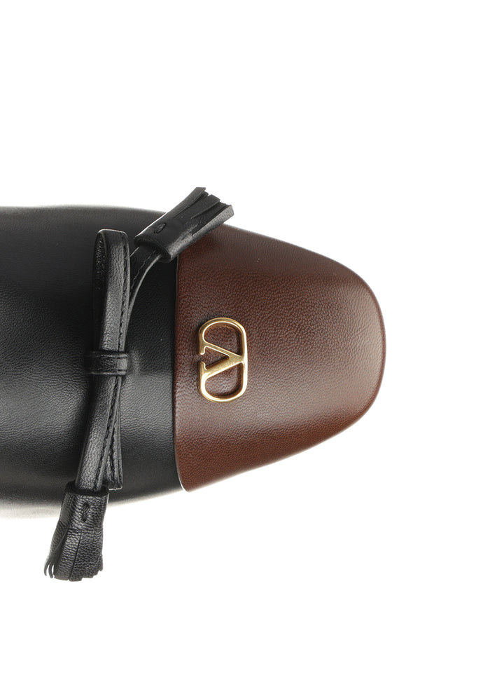 Valentino Garavani Valet Du Roi Ankle Boot Boots - Nero | 20f073dde70948f8e0506a49afd501665f21f867