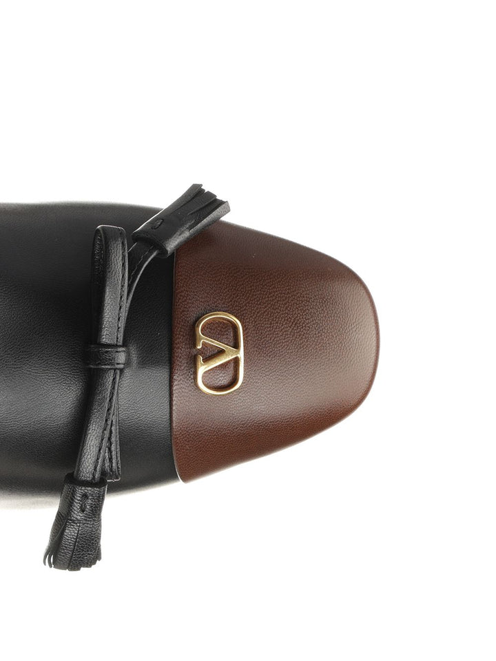 Valentino Garavani Valet Du Roi Ankle Boot Boots - Nero | b44112cca3777775f93ad9a2a7cfc99f372fae90