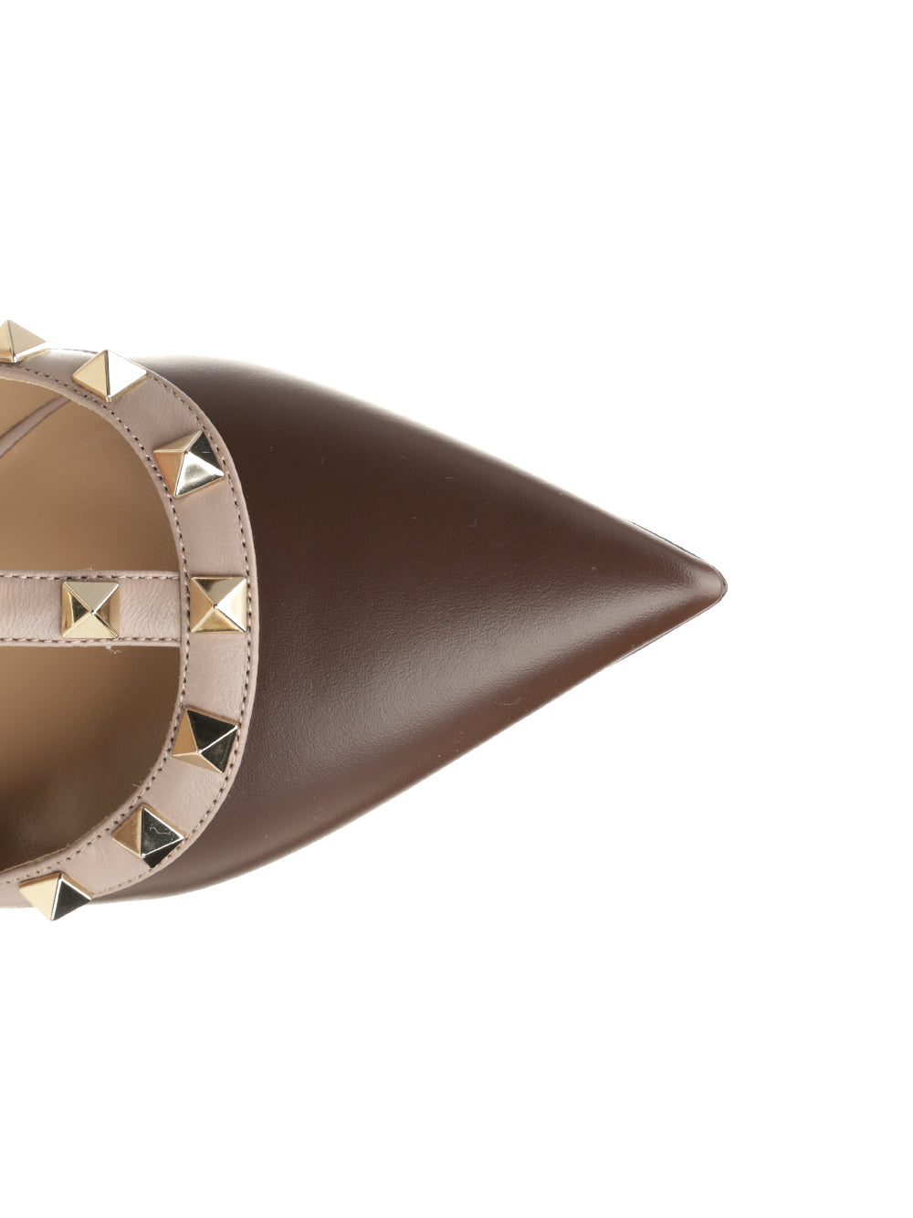 Valentino Garavani Rockstud Decollete - Marrone | 90f113fc6c22c79cb3ba440986d9946800207dec