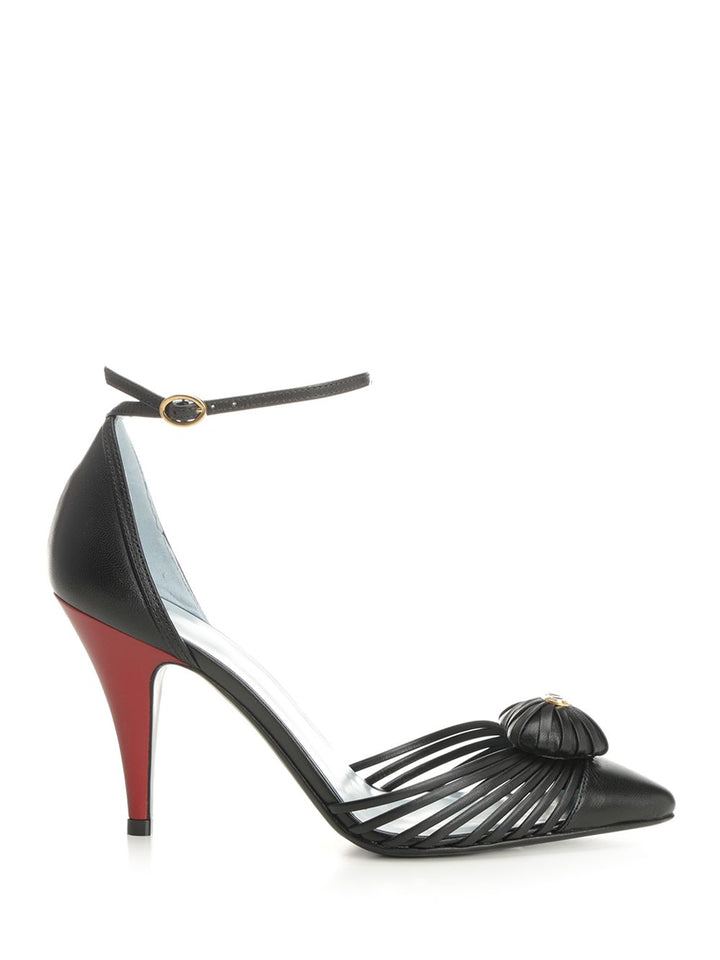 Valentino Garavani Sandal Royal Decollete - Nero | e8433a7938a6eaca03b1591489d22407454d9e9f