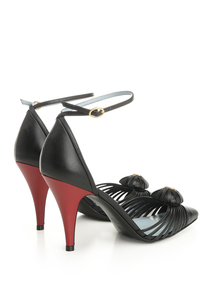 Valentino Garavani Sandal Royal Decollete - Nero | f76ea3ea469c663233eefcb89a7c194b8f146f4a