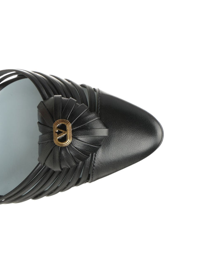 Valentino Garavani Sandal Royal Decollete - Nero | abfefd65e49e87e102fccc0bb648140a0c61ec23