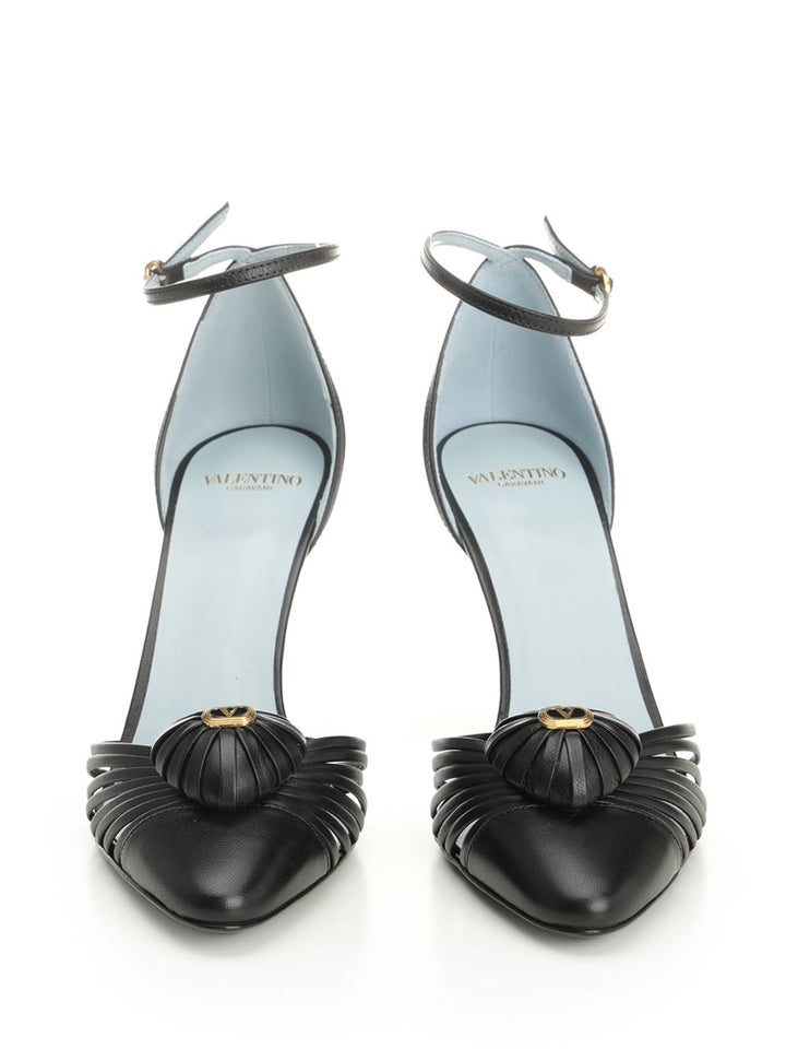 Valentino Garavani Sandal Royal Decollete - Nero | c65def6c01f7482d777a3f25d745914e19a87abc