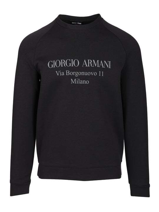 Giorgio Armani Sweatshirt Sweatshirts Blu