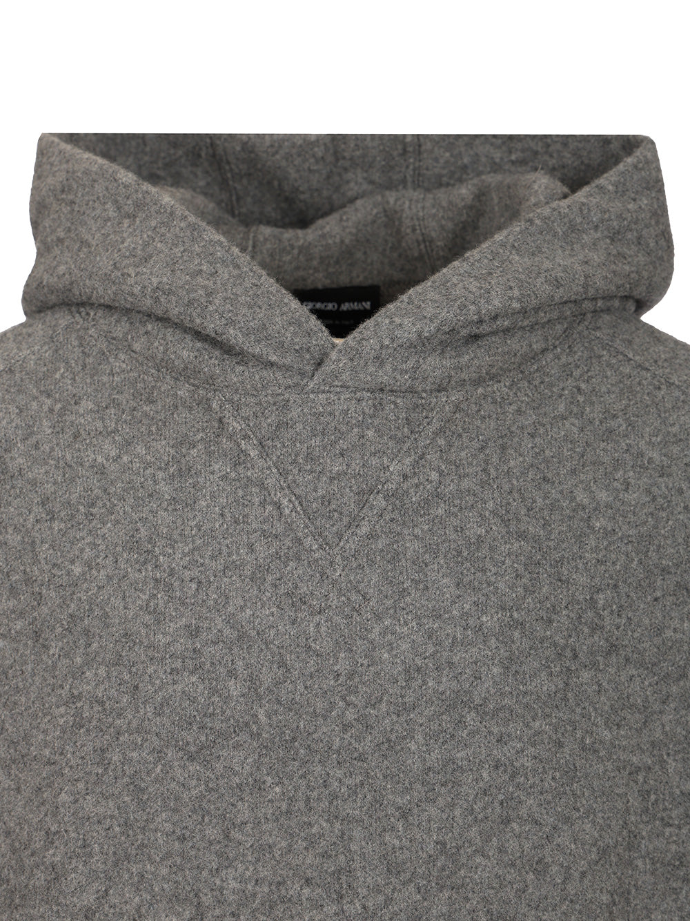 Giorgio Armani Cashemere Hoodie Knitwear - Grey | 38976c94baada9483acc2568b16a672551891fd6