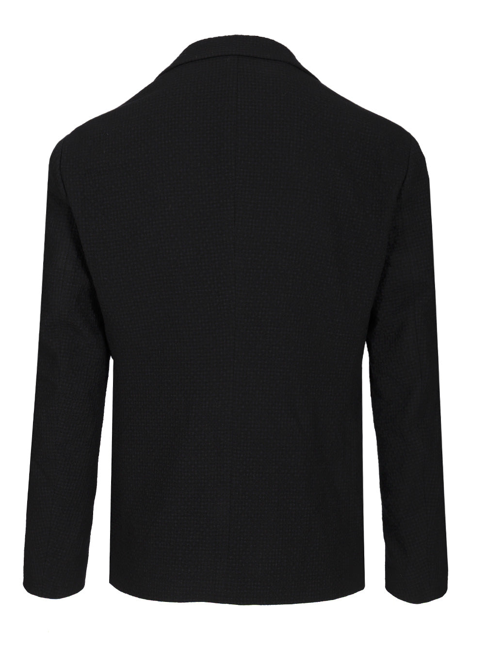 Giorgio Armani Single-Breasted Stretch Wool Jacket Giacche - Blu | 5cceef6ea119c306cde5906d593e622db08c192e