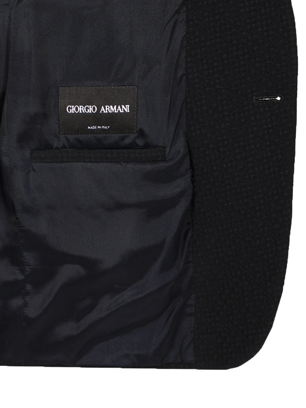 Giorgio Armani Single-Breasted Stretch Wool Jacket Giacche - Blu | 768545761fd255efd8cf2d7bda692953202e4e6c