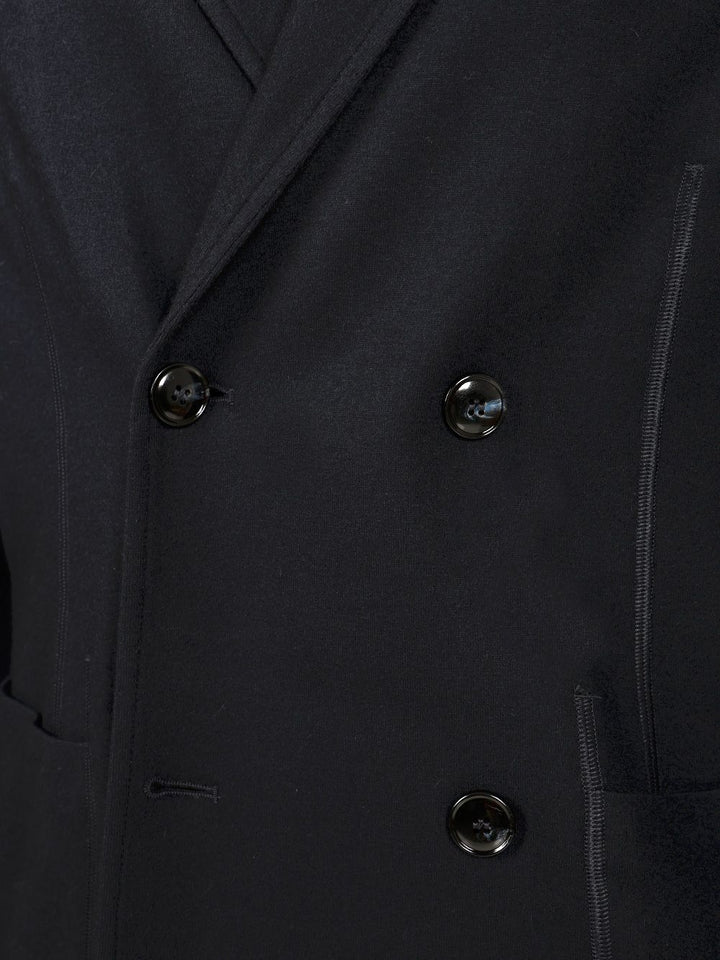 Giorgio Armani Blazer In Cashmere Knitwear - Blu | 994b8e636e679fff8dcc0c0aebb3d0f05fd7e30a
