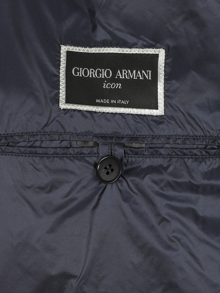 Giorgio Armani Icon Blouson In Cashmere And Silk Giacche - Grey | 8c6128114f7afd7e4ca972e3fc099b680eb2ff29