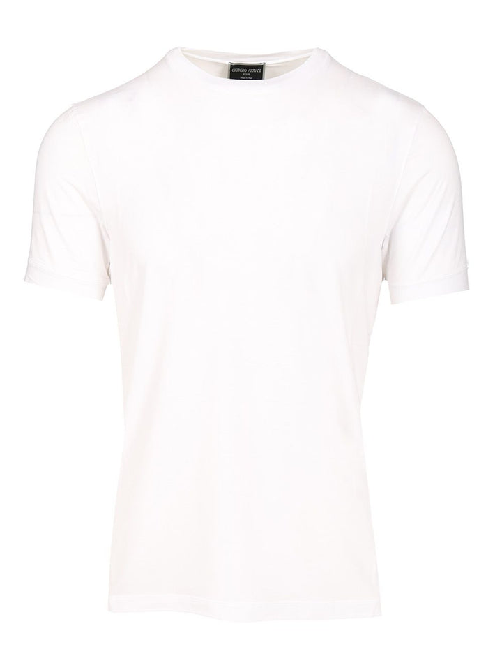 Giorgio Armani Stretch T-Shirt - Blu | 41aba925c236f6526c1873ee685dd99d138df8fd