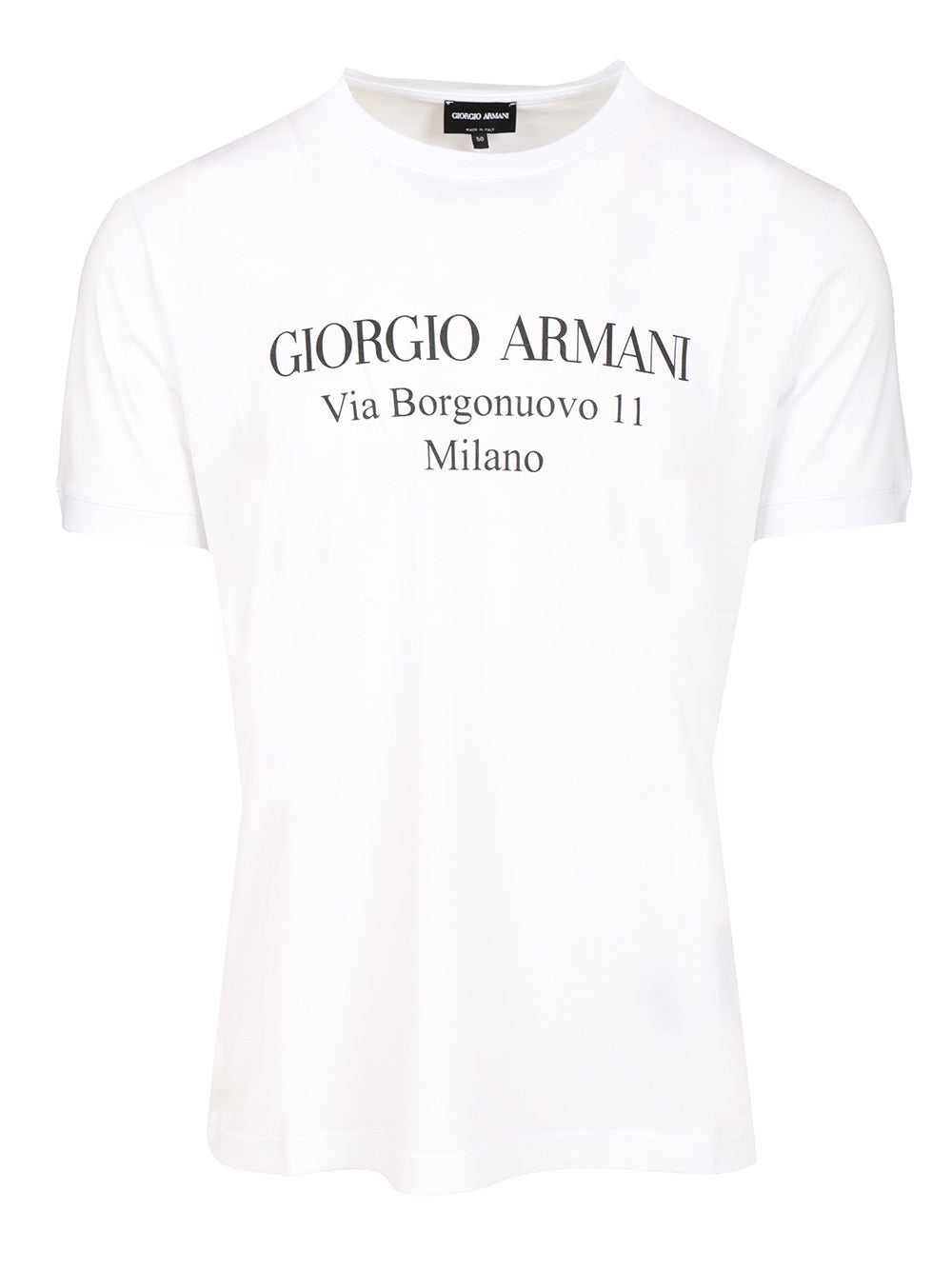 Giorgio Armani Cotton T-Shirt - Bianco | 3863e776e5793274fea57fdbb92935ed44f027b5