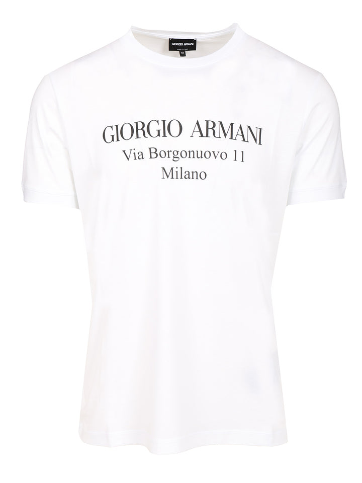 Giorgio Armani Cotton T-Shirt - Bianco | 3863e776e5793274fea57fdbb92935ed44f027b5