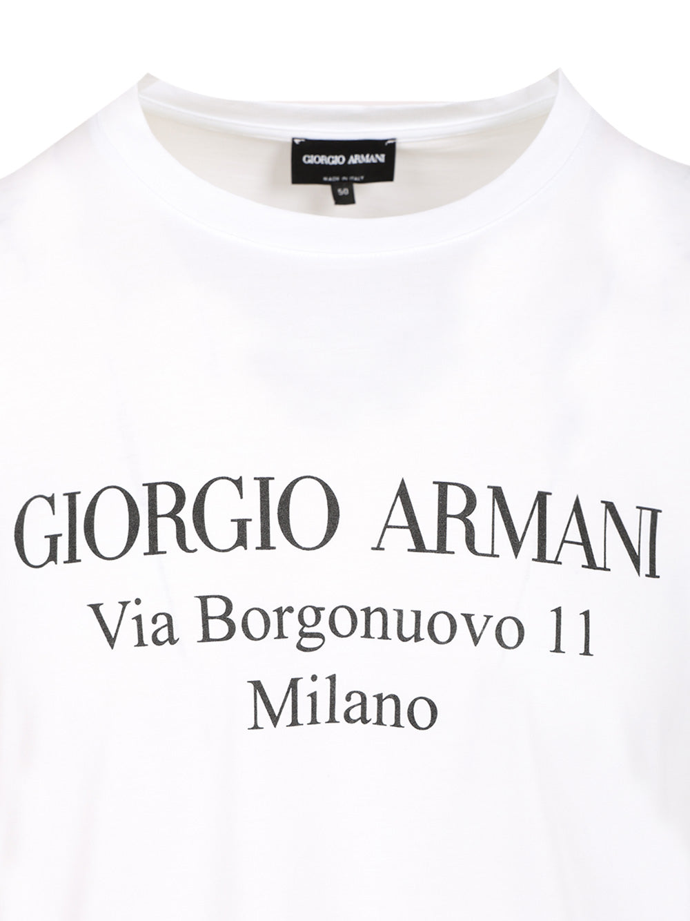 Giorgio Armani Cotton T-Shirt - Bianco | c4c48f8d8afb05fa1a4318b83bcfad88cf0c3cd7