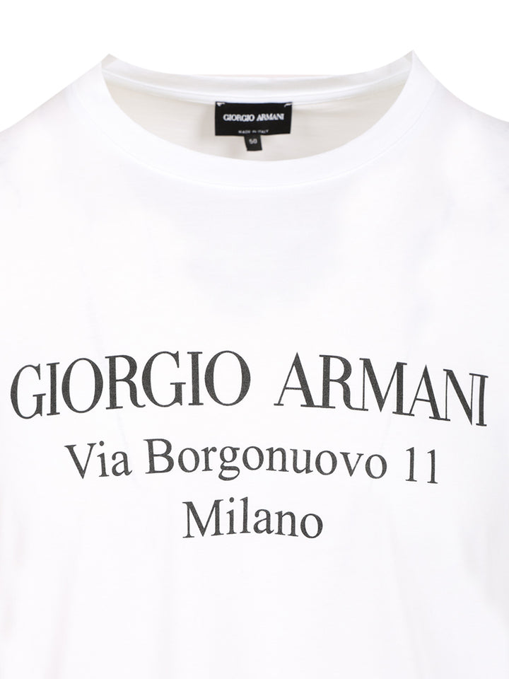 Giorgio Armani Cotton T-Shirt - Bianco | c4c48f8d8afb05fa1a4318b83bcfad88cf0c3cd7