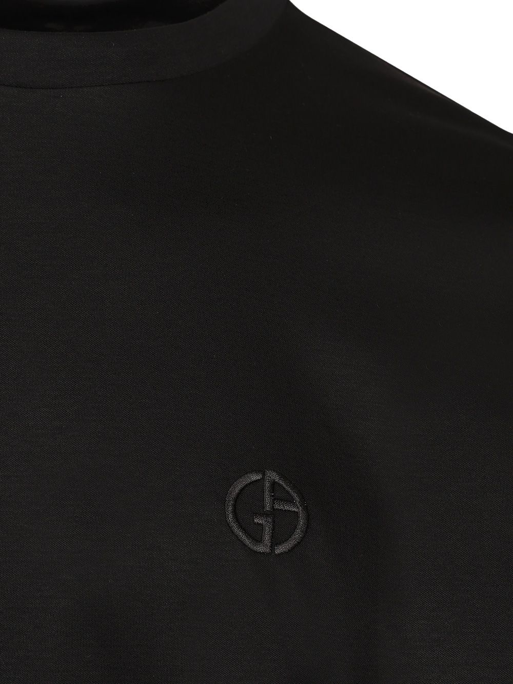 Giorgio Armani Cotton T-Shirt - Nero | 46dfa16d3bda30362e7971decb1bd72baf7ca573