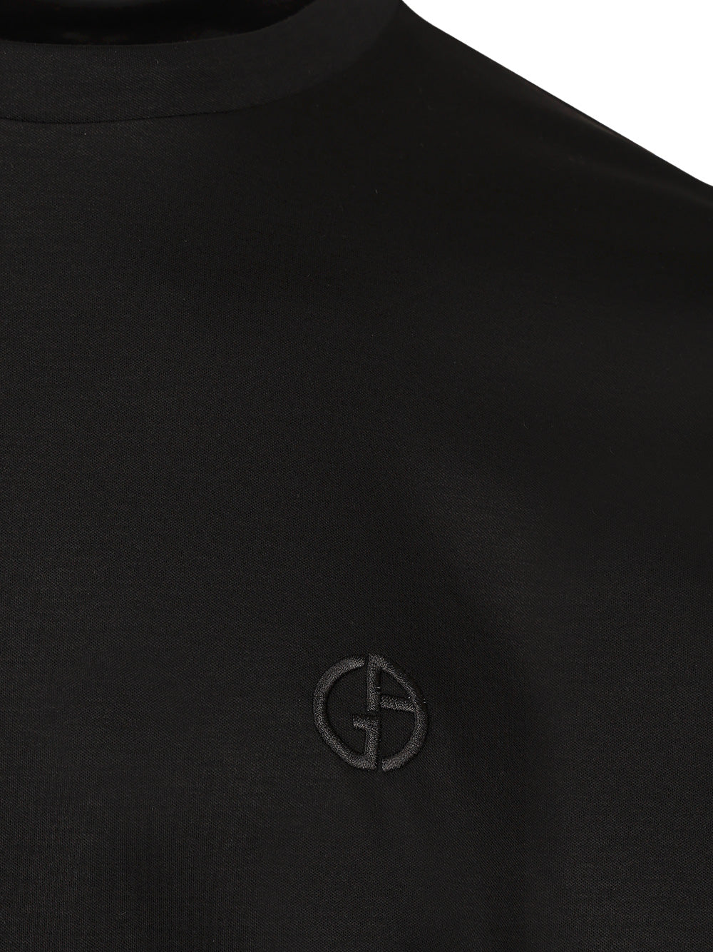 Giorgio Armani Cotton T-Shirt - Nero | bd223e0a19b7ac5f4301f20d6c783c4677a2bee0