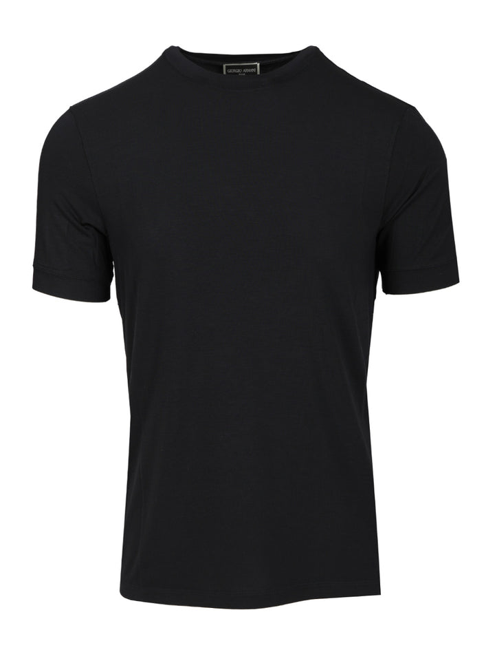 Giorgio Armani Stretch T-Shirt - Blu | c63f39e6c9478804f7ec5763f949c2077ff7660f