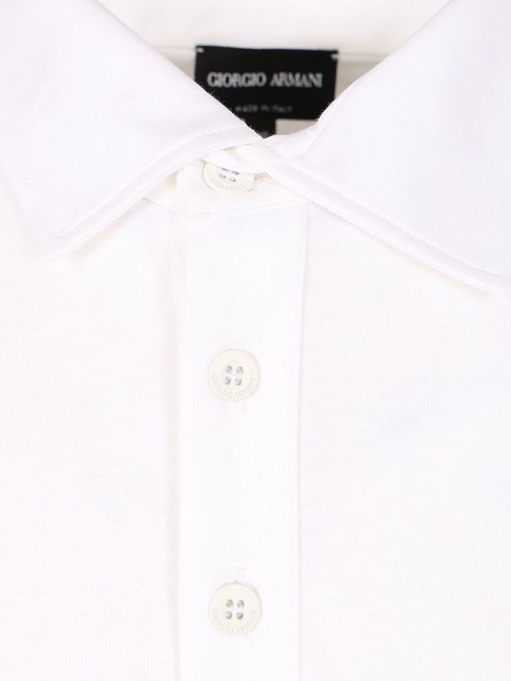 Giorgio Armani Cotton Polo shirt - Bianco | c0a9dcd3537e2fb86982b3356b111a60765c4a96