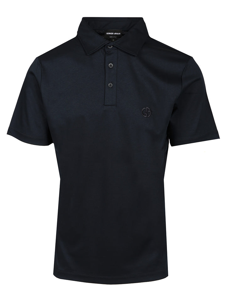 Giorgio Armani Cotton Polo shirt - Blu | c2f30fe42a327173d6e7f4177d9c5ffec07f4977