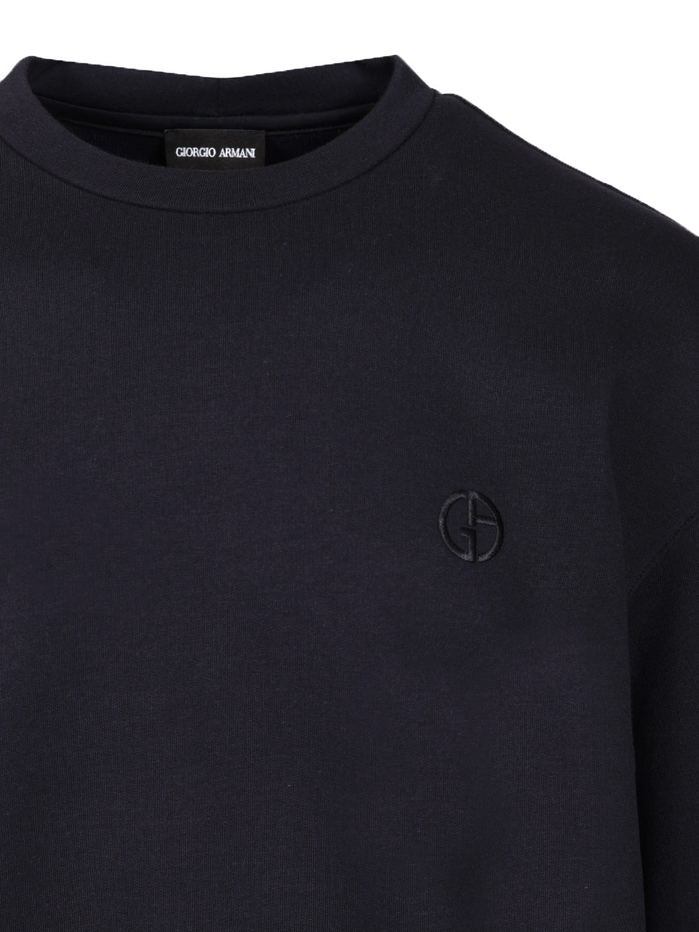 Giorgio Armani Cotton Cashmere Sweatshirt Sweatshirts - Blu | 728e25311bf7ea43a7ed46c93d5988f109734798