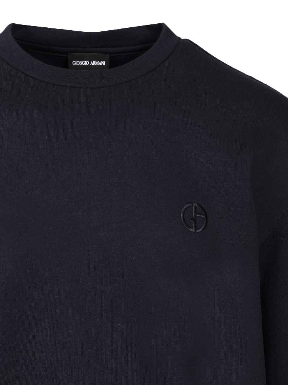 Giorgio Armani Cotton Cashmere Sweatshirt Sweatshirts - Blu | 9f21556fe437e5e8d0c555d7019e2997678b8524