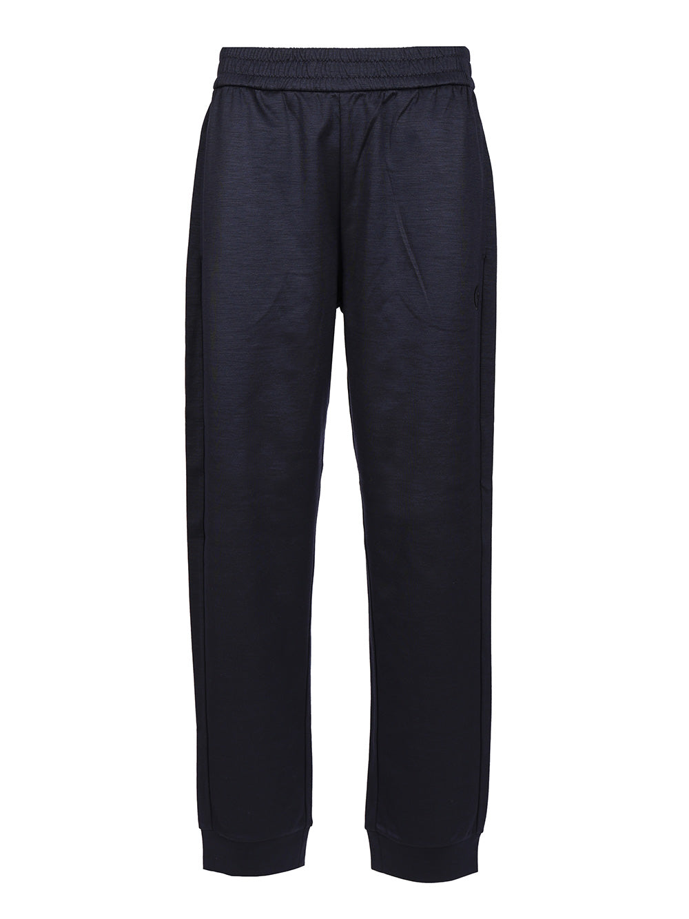 Giorgio Armani Cotton And Cashmere Joggers Trousers - Blu | 6a4332c6740cdf28958a34e6cccc7d27e27f2aca