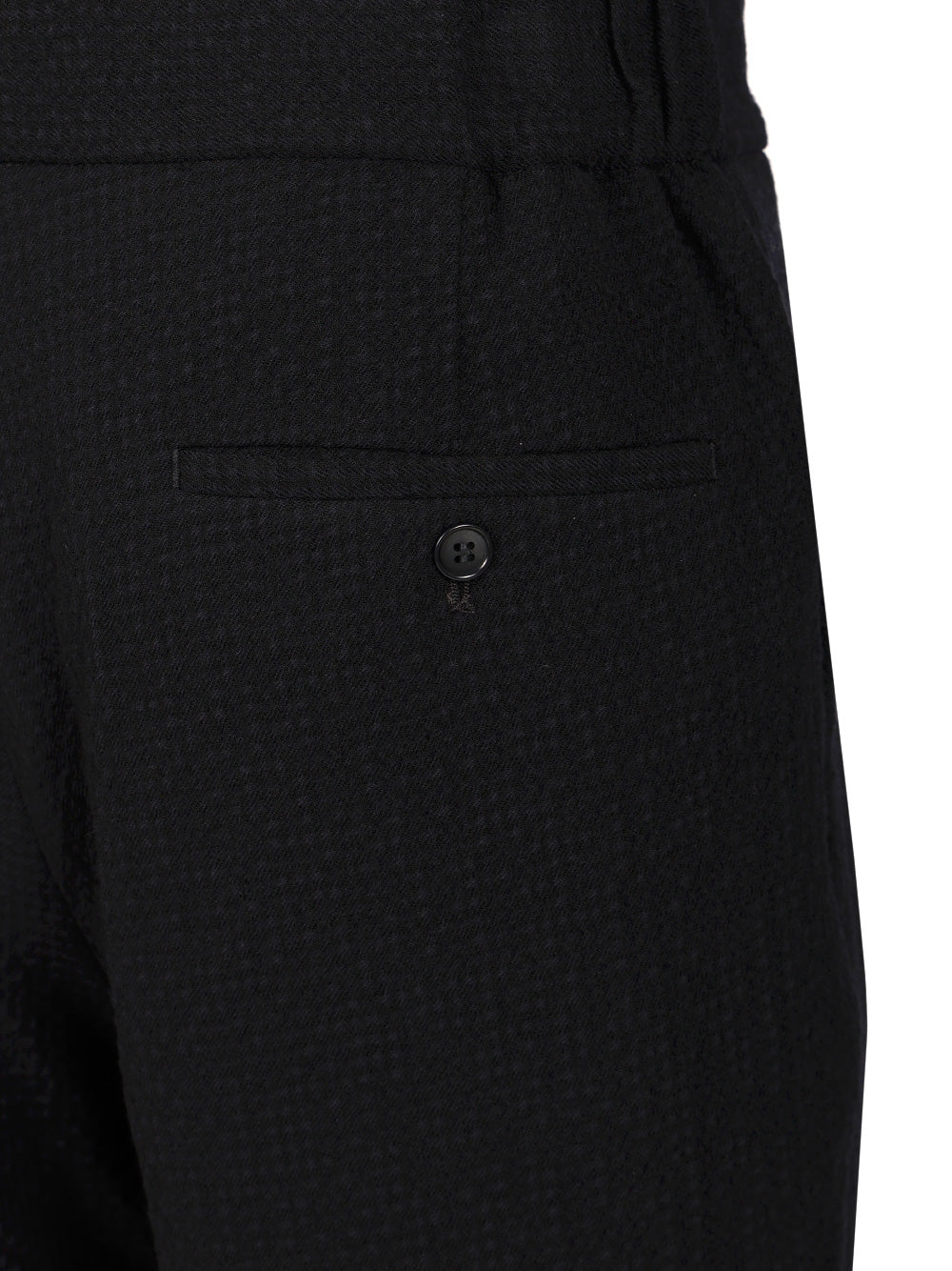 Giorgio Armani Stretch Wool Single Pleat Trousers - Blu | 35f0a0ec90cef9cdcca5d382417da6c715802267