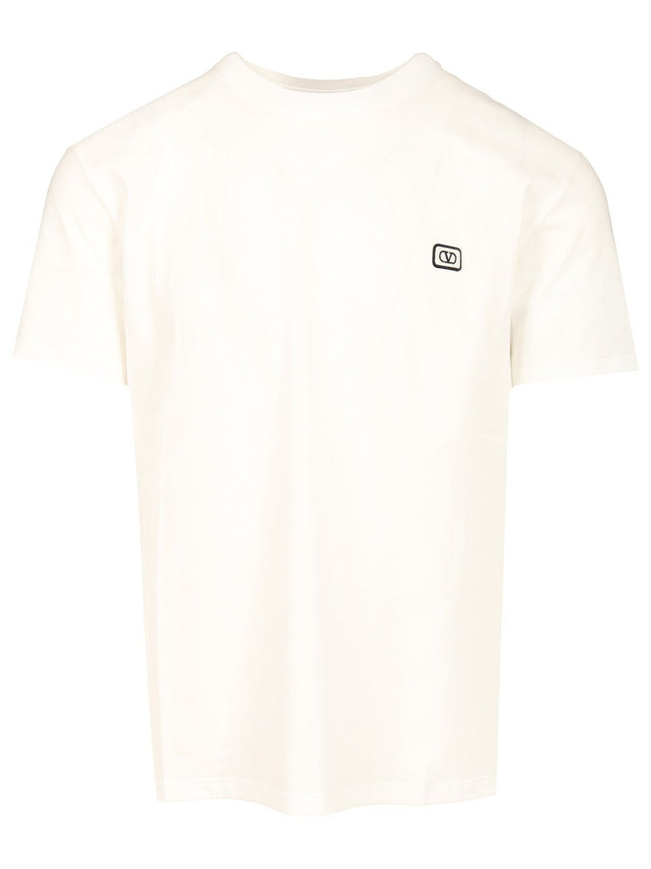 Valentino Garavani Vlogo Signature T-Shirt - Bianco | 89f90a3c53173d121b4ea0da36b91091214f7722