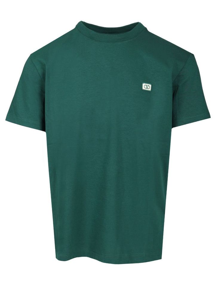 Valentino Garavani Vlogo Signature T-Shirt - Verde | 65ac6147988d02c0ded5d73db2a9d588cde29ed6