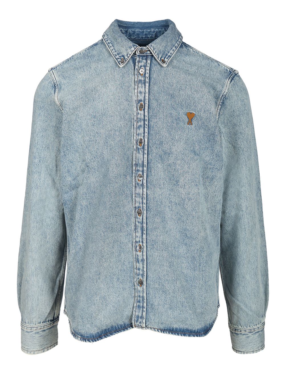 Ami Denim Shirt Jeans - Blu | abe25dfcb680570a7f586b67a7889fac7a7b8f53